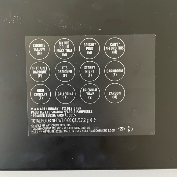 MAC art library eye shadow lightly used - Picture 4 of 4